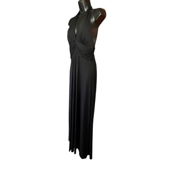 Fashions Best Kept Secret Bra Tops Black Elegant Maxi Dress Stretch Size Large - Picture 9 of 16